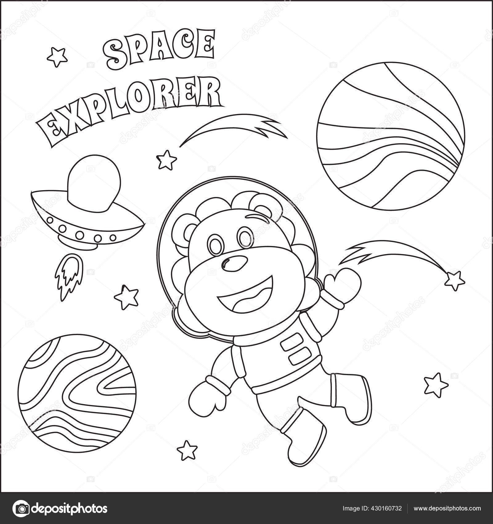 Space Lion Astronaut Space Suit Cartoon Style Creative Vector Childish Vector Image By C Hijaznahwani Vector Stock Space Lion Astronaut Space Suit Cartoon Style Creative Vector Childish Vector Image By C Hijaznahwani Vector Stock