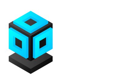 Sunucu. Dijital uzay. Veri deposu. Veri merkezi. Büyük randevu. Kavramsal çizim, veri akışı. İzometrik vektör çizimi. Üç Boyut