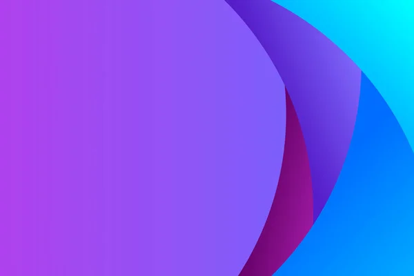 紙層サークル紫色の抽象的な背景 テキストのためのスペースを持つバナーカバーポスター壁紙のデザインのための曲線と線 — ストックベクタ