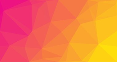 Soyut çokgen çizimi. Vektör geometrik arkaplan. Soyut düşük polimer arka plan tasarımı. düşük polimer kristal gökkuşağı gradyanı. Soyut arkaplan