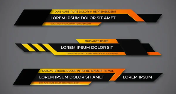 Modern geometrik alt üçüncü afiş şablon tasarımı. Renkli alt üçler şablon vektörünü ayarlayın. Vektör illüstrasyonu