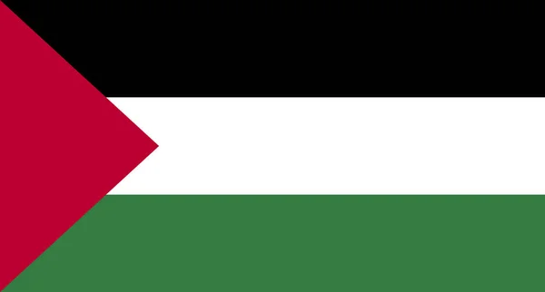 Bandera Palestina Ilustración Vectorial — Vector de stock