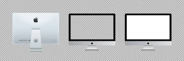 Magelang Indonesien Mai 2021 Set Apple Device Imac Editorische Vektorillustration — Stockvektor