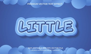 Düzenlenebilir metin efekti - küçük biçim