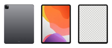 Yeni Gerçekçi Ölçeklenebilir Tablet. Yüksek Detaylı Aygıt Biçimi. Düzenlenebilir Vektör.