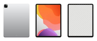 Yeni Gerçekçi Ölçeklenebilir Tablet. Yüksek Detaylı Aygıt Biçimi. Düzenlenebilir Vektör.