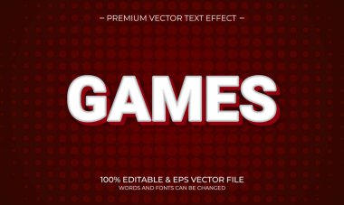 Modern düzenlenebilir metin tarzı efekti. Düzenlenebilir yazı tipi. Vektör İllüstrasyonu