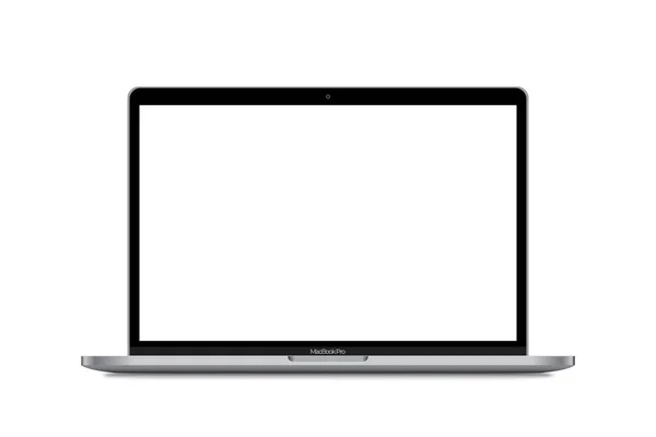 Magelang Indonesien Juli 2021 Apple Macbook Pro Bildschirm Attrappe Laptop — Stockvektor