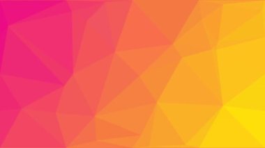 Soyut çokgen geometrik yüzey animasyonu. Temiz, yumuşak, düşük polimerli hareket eğimleri. Kusursuz döngü 4K FullHD