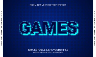 Modern düzenlenebilir metin tarzı efekti. Düzenlenebilir yazı tipi. Vektör İllüstrasyonu