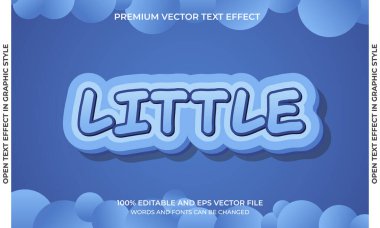 Düzenlenebilir metin efekti - küçük biçim