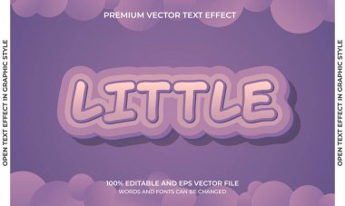 Düzenlenebilir metin efekti - küçük biçim