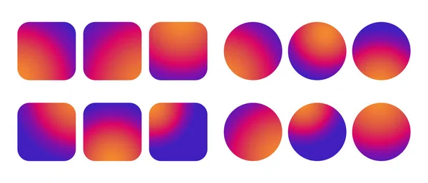 Kleurrijke Gladde Verloop Kleur Achtergrond Pictogram Vectorillustratie — Stockvector