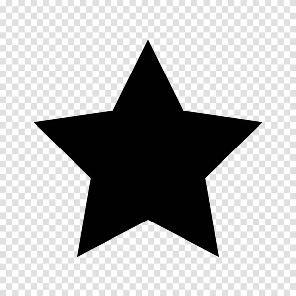 Icono Vector Estrella Eps Ilustración Aislada Simple — Archivo Imágenes Vectoriales