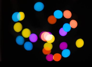 Noel izole ışık bulanıklığı