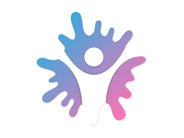水滴と男のベクトルのロゴの組み合わせ。水ドロップのロゴ。液滴のロゴ。アクアマンのロゴ。ベクトルのロゴのテンプレート. — ストックベクタ