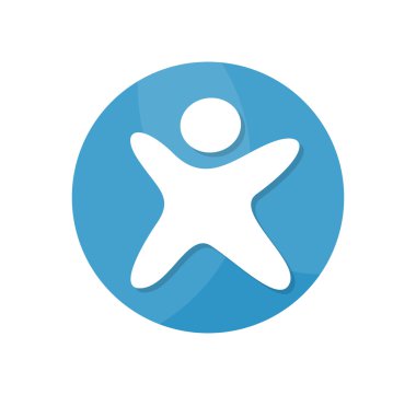 Vektör renkli çocuk logosu