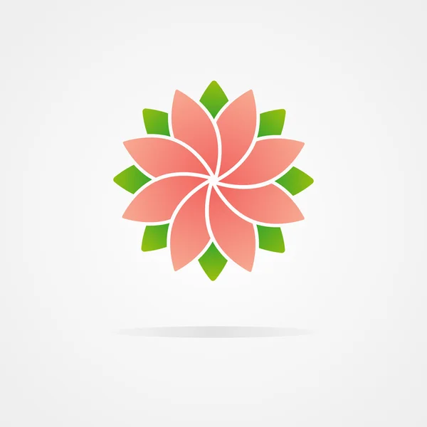 Logo de fleur — Image vectorielle