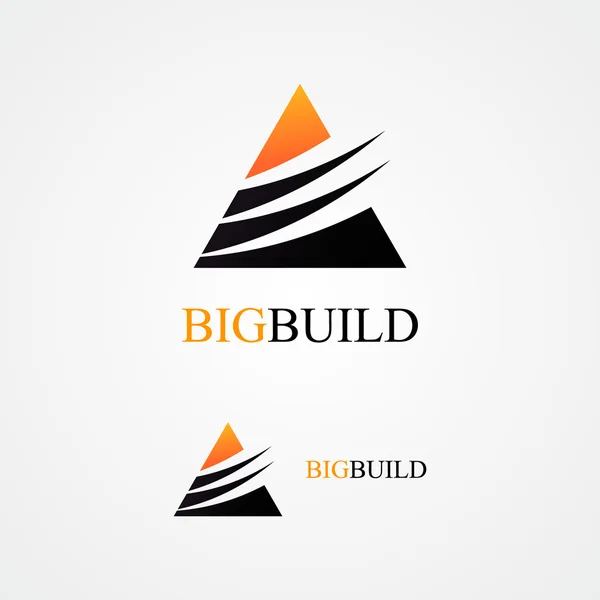 Vektör üçgen tasarım logo