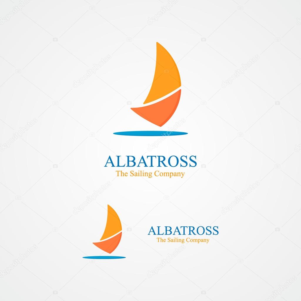 Vector logo design element with business card template