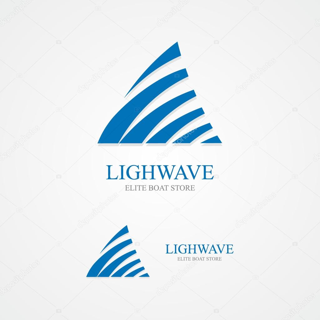 Vector logo design element with business card template