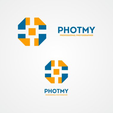 Fotoğraf makinesi obtüratör tasarım logo