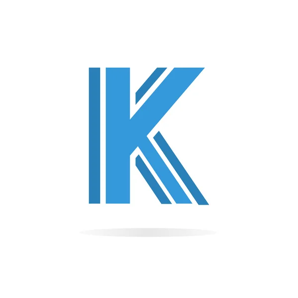 Logo K letter for company vector design template. — Stock Vector