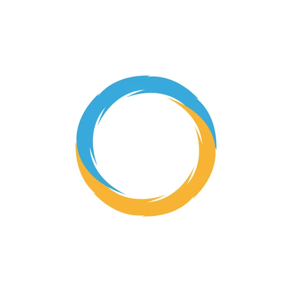 Ασυνήθιστο λογότυπο που δείχνει να τον κύκλο της ύλης στη φύση — Διανυσματικό Αρχείο