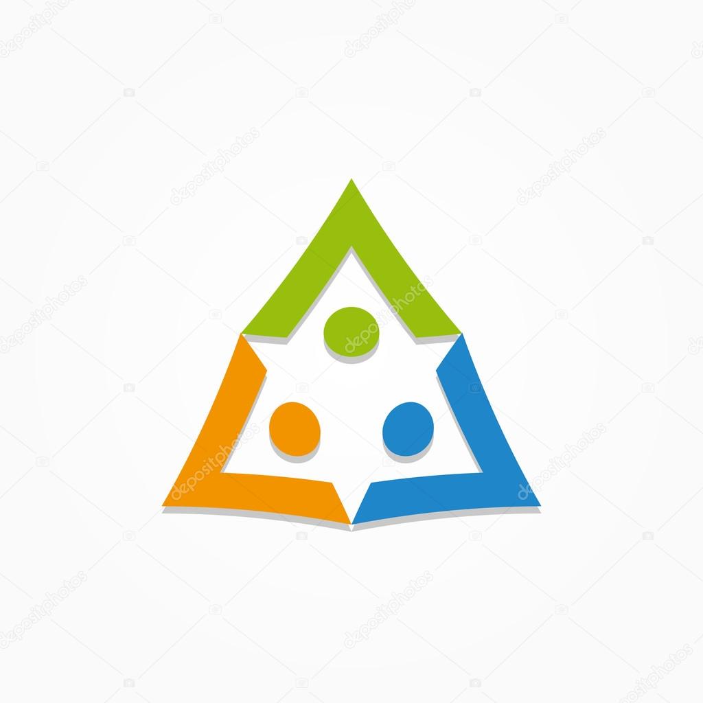 Vector logo design element with business card template