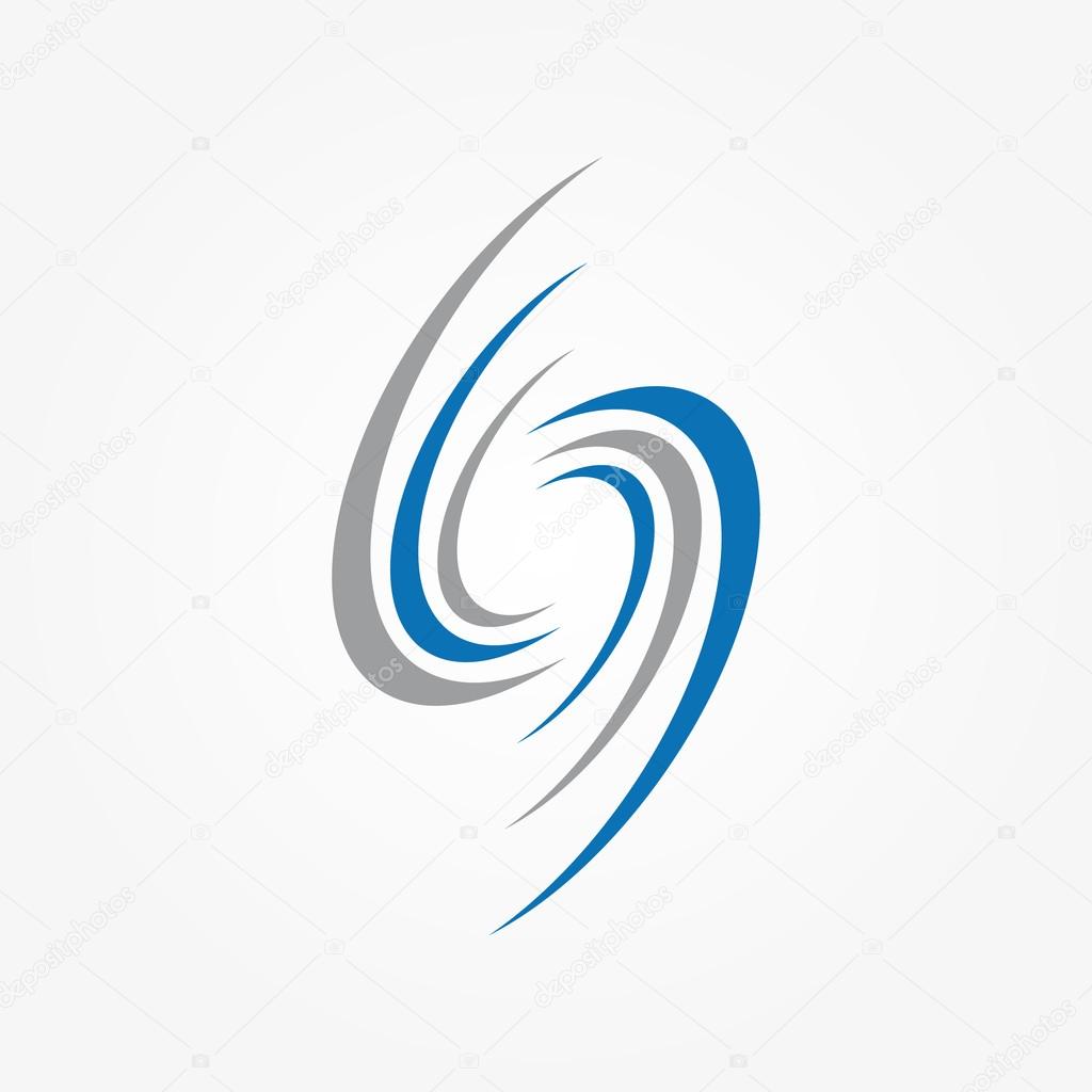 Vector logo design element with business card template