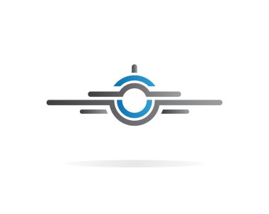 Uçak vektör logosu