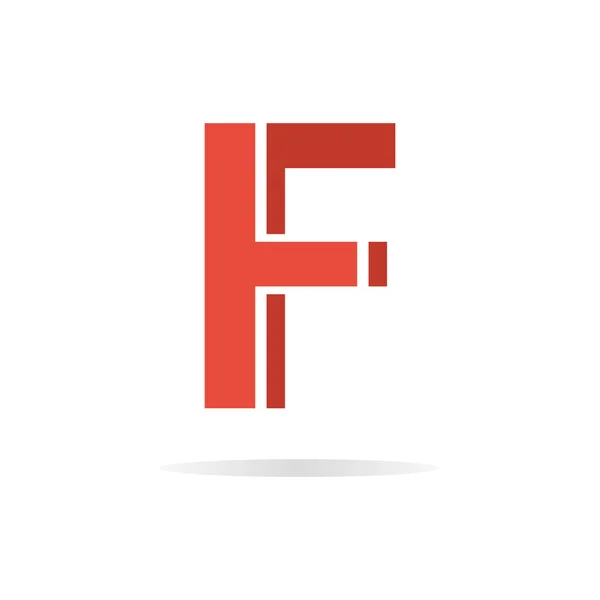 Logo f Buchstabe für Firma Vektor-Design-Vorlage. — Stockvektor