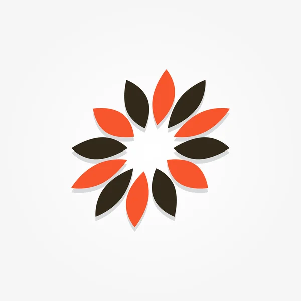Vektorové flower logo — Stockový vektor