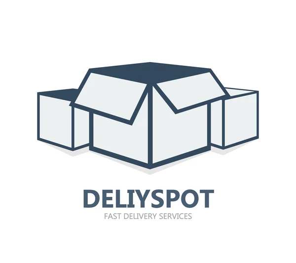 Kutusu vektör logo veya sembol simge