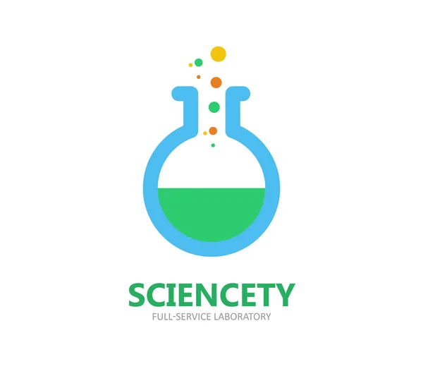 ᐈ Lab flask logo stock images, Royalty Free chemistry flask logo