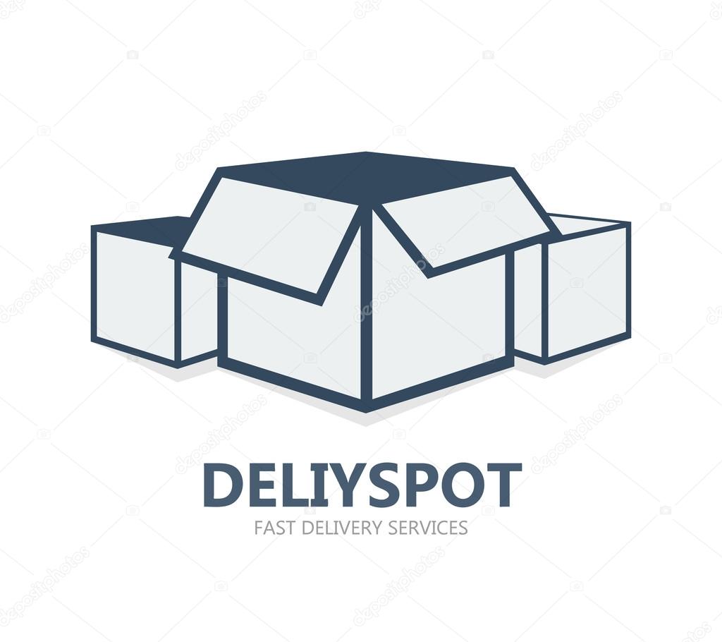 Vector logo design element with business card template