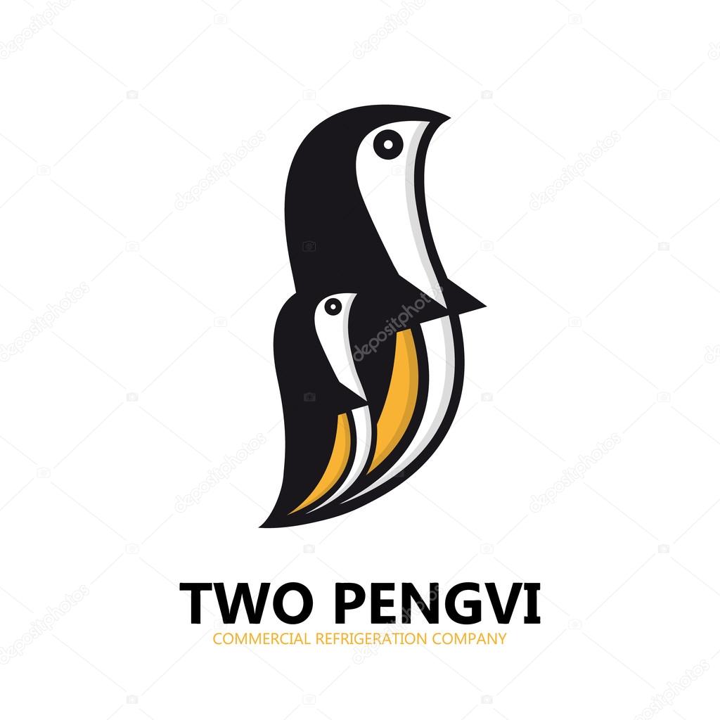 Vector logo design element with business card template