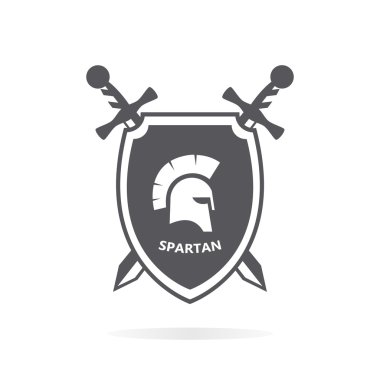 Spartacus heraldry logo design elements clipart