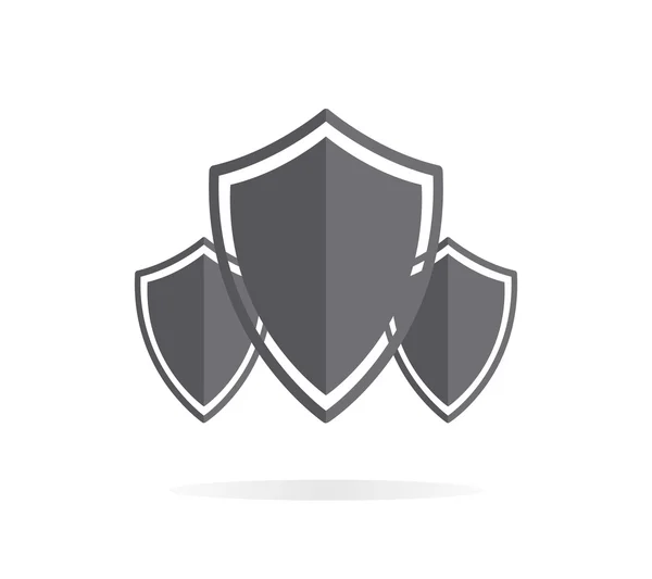 Escudo proteção logotipo — Vetor de Stock