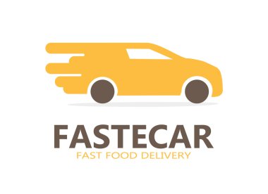 Vector logo of fast delivery  clipart