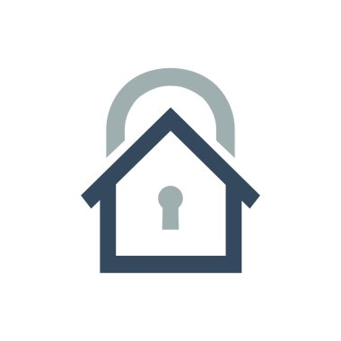 Ev güvenlik logo veya simgesi.