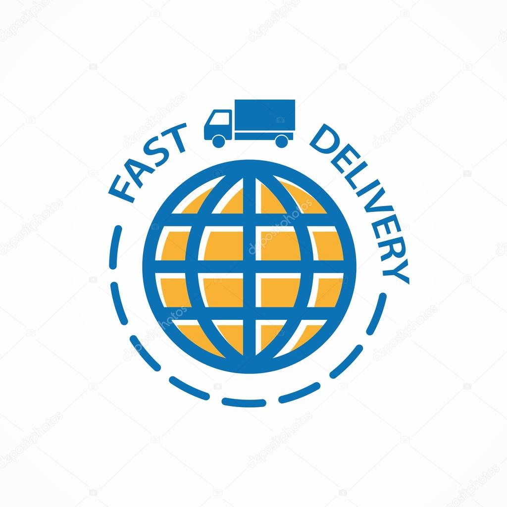 Vector logo design element with business card template.