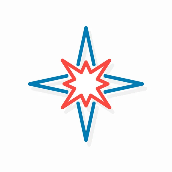 Logo ou icône d'étoile vectorielle — Image vectorielle