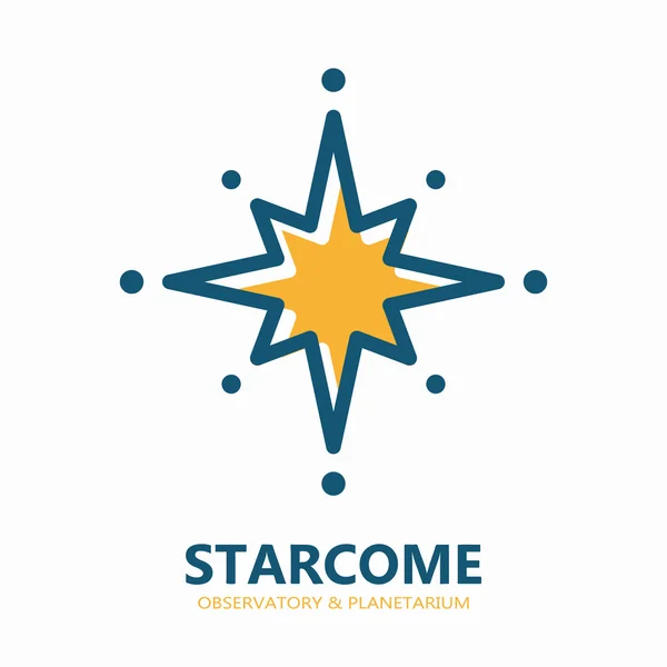 Vektör yıldız logo — Stok Vektör
