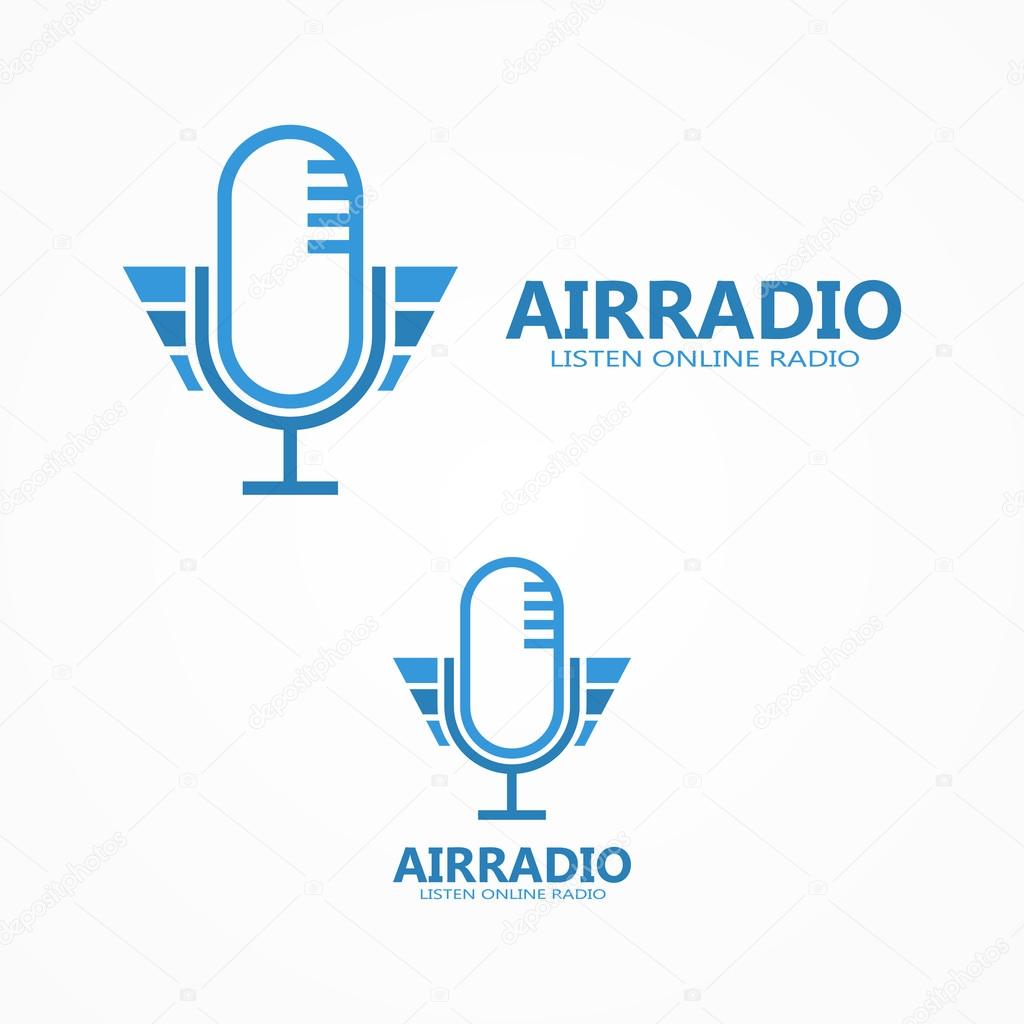 Vector logo design element with business card template