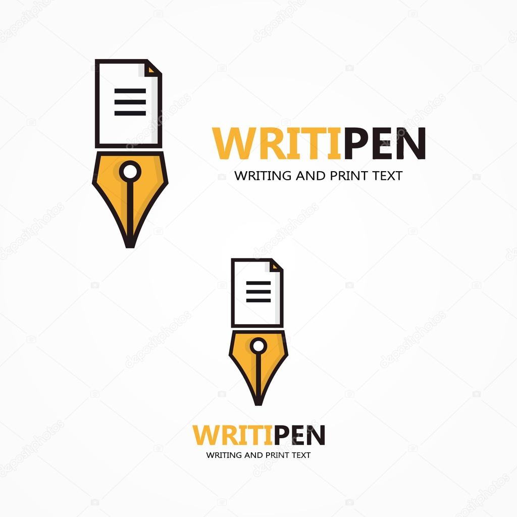 Vector logo design element with business card template