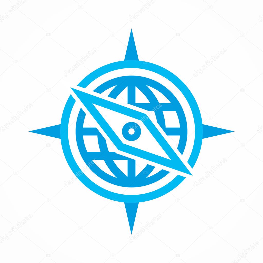 Vector logo design element with business card template