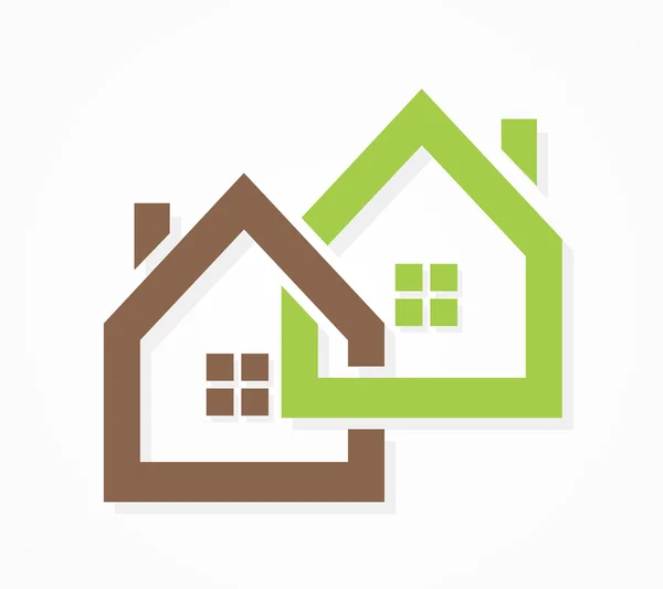 Vector real estate logo — Stock Vector