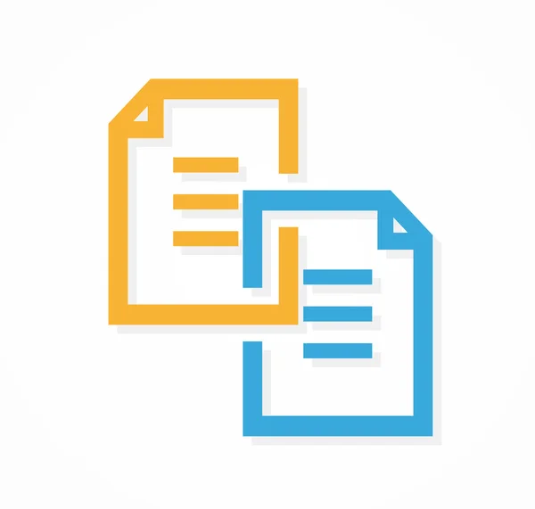 Vektör belge dosya logosu