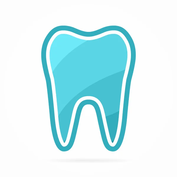 치과 로고 디자인 — 스톡 벡터
